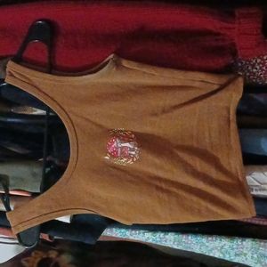 Mushroom Crop Tank Top